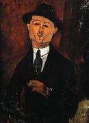 Amedeo Modigliani Portrait of Paul Guillaume ( Novo Pilota ) Sweden oil painting reproduction